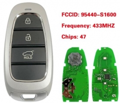 3 Buttons 433MHZ 47 Chip for Hyundai Staria 2022 S