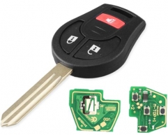For Nissan 2+1 button remote key with 315mhz or 43