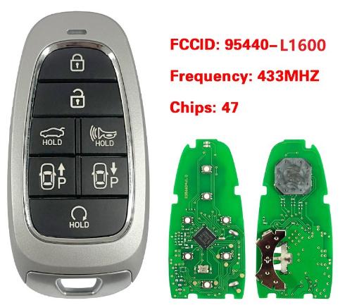 2020-2022 For Hyundai Sonata / 7-Button Smart Key / PN: 95440-L1600 / TQ8-FO8-4F28