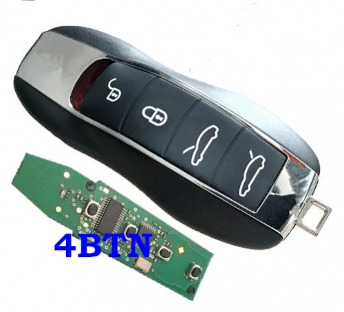 For Porsche 4 button unkeyless 
remote key with 315mhz