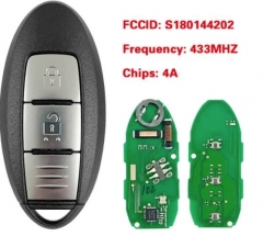 Smart Card auto Remote Key for Nissan Qashqai X-Tr