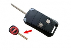 For Lexus 2 buttons Modified folding remote key bl