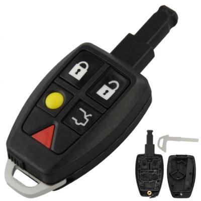 For Volvo 5 button remote key shell