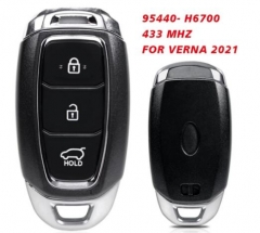3 Buttons 433Mhz Smart Remote Car Key Fob For VERN