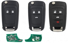 For opel smart keyless remote key with 433MHZ with
