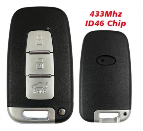 Smart Remote key Keyless Entry Fob 3 Button 433MHz With ID46 Chip for Hyundai I30 IX35