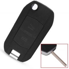 For Opel 2 button modified remote key blank with H