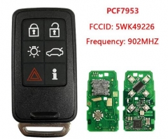 Aftermarket Smart Key for Volvo 6Buttons 902 MHz P