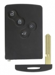 For Renault 4 button remote
key blank