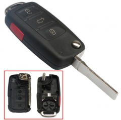 for VW Touareg 3+1 button remote key blank