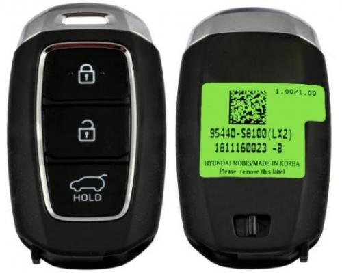 Smart Key for Hyundai Palisade Buttons:3 / Frequency:433MHz / Transponder:NCF29A/HITAG 3/ Blade signature:HY22 / Part No: 95440-S8100/ K