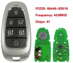 PCB 6 Button Smart Key For Hyundai Santa Fe 2021+ 