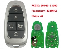 2019-2020 For Hyundai Sonata 5 Button Smart Key Fc