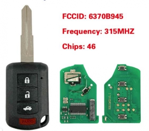 2015 - 2017 For Mitsubishi LANCER REMOE HEAD KEY 4B - 315NHZ 6370B945