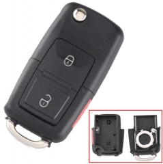 for VW 2+1 button remote blank part with panic but