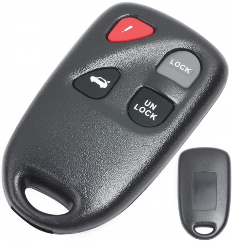 For Mazda 3+1 button modified remote key blank