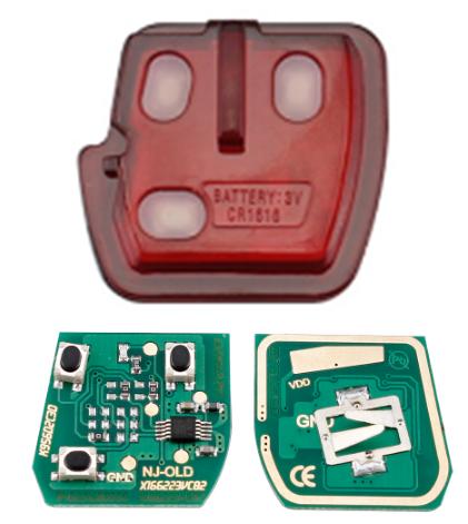 For Mitsubishi 3 button remote key with 433mhz