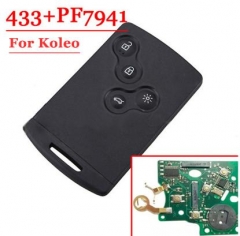 For Renault After Market 4 Button Remote Smart Car