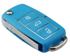 for VW 3 button   waterproof  remote key blank （bl