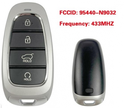 Aftermarket For Hyundai Tucson 2022 Smart Key 4 Buttons 433MHz Part numner 95440-N9032