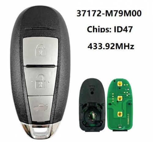 For Suzuki Ciaz 2015+ Smart Key, 3Buttons 37172-M79M00 433MHz, R79M0