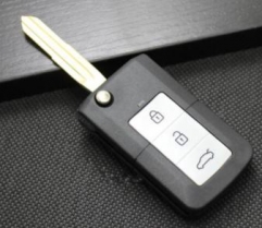 For KIA Cerato 3+1 Button remote key blank with le