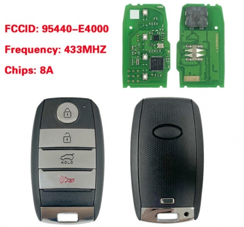 2014-2016 For KIA Soul Smart Keyless Remote Key 4 Button 95440-E4000 CQ0FN00100