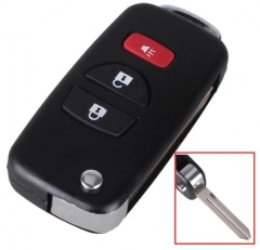 For Nissan 3 button modified remote key blank with