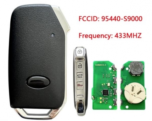 For KIA Telluride 2020 Genuine Smart Remote Key 4 Buttons 433MHz HITAG 3 Transponder 95440-S9000