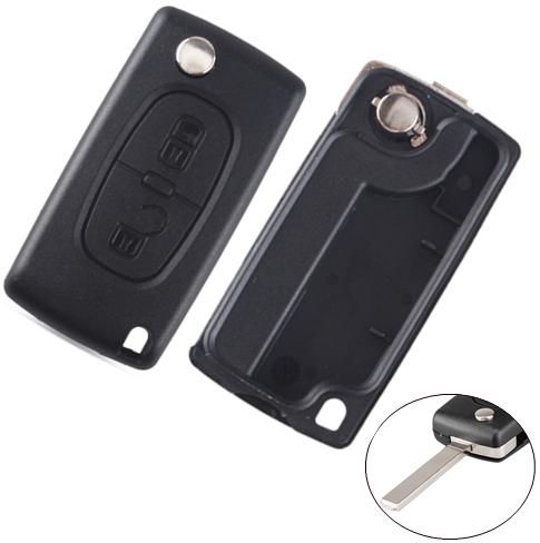 For Peugeot 307 2 buttons 
flip key shell 
the blade is VA2
model 