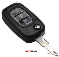 For Renault 3 button remote key blank （no logo）