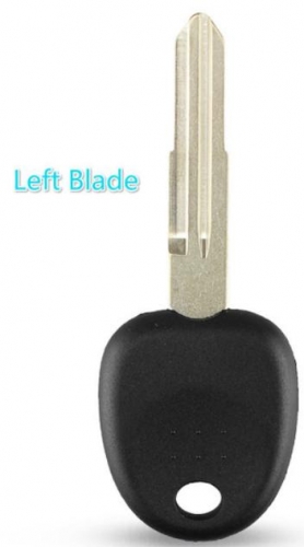 For Hyundai transponder key blank with left groove