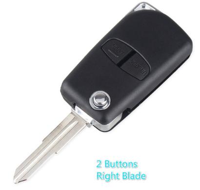 For Mitsubishi 2 Buttons Modified Remote Key Shell for  Pajero Sport Outlander Grandis ASX