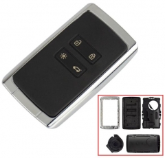 For Renault 4 button remote key case