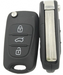 For Hyundai 3 button remote key blank with right b