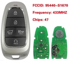 023-2023 For Hyundai Santa Fe / 5-Button Smart Key