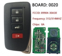 For Lexus ES350 4-Button Smart Key HYQ14FBA G BOAR