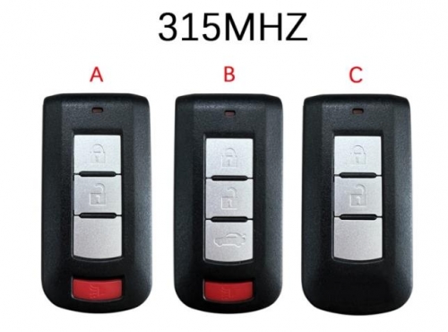 For Mitsubishi Mirage 2013 2014 2015 2016 2017 2018 2019 Mirage G4 2016-2020 Remote Key Fob OUC003M ID47 Chip 315MHz FSK