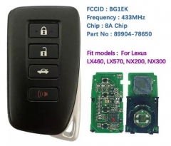 for   Lexus LX460, LX570, NX200, NX300 Smart Key, 