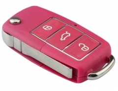 for VW 3 button   waterproof  remote key blank （re