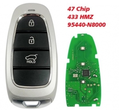 Aftermarket 3 Button 47 Chip 433Mhz L Smart Card K