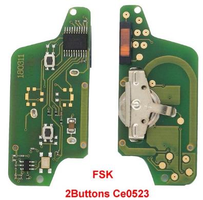 FSK Key Board for Peugeot 207 208 307 308 408 Partner CITROEN C2 C3 C4 C5 Berlingo Picasso CE0523 2B