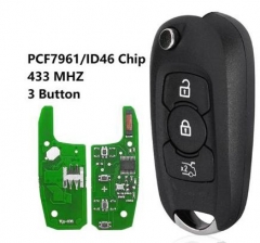 For opel 3 buttons remote key with 7961E chip