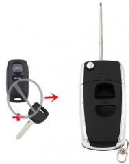 Flip Folding Key Shell Case Blank Fob Modify for F