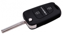 For Hyundai VERNER 3 button flip  remote key shell