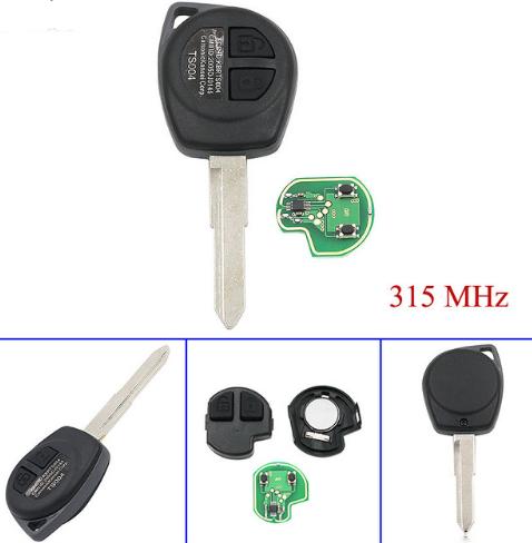 For SUZUKI SWIFT 2 Button remote key with 315mhz
with 7936 chip