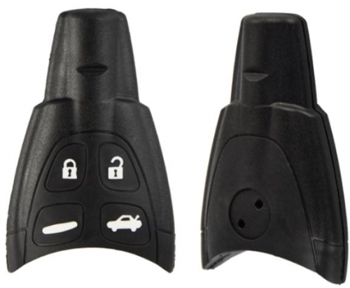 For SAAB 4 soft buttons remote key shell original quality（（the button is soft as original one)）