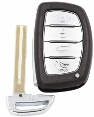 For hyundai 4 button remote key blank