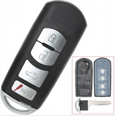 For Mazda 3+1 utton  remote key case