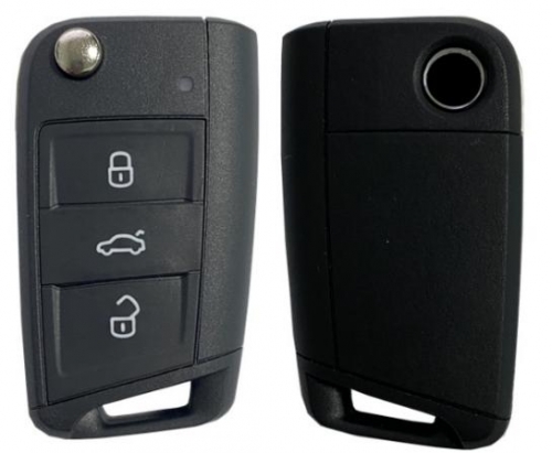 Original 5G6 959 752BF 5C Chip Flip Remote For VW TAYRON T-ROC Tiguan NBGFS125C